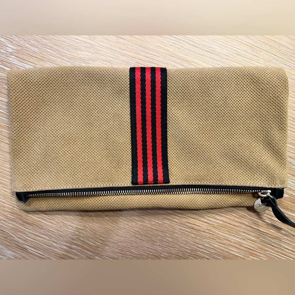 Clare V Foldover Clutch with tabs